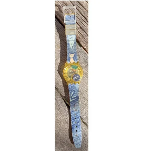 Swatch Watch – 1998 Access Citypass - Cats in Rome/Colosseum , Need Battery - Picture 3 of 3